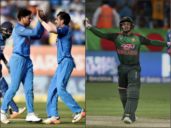 কূলদীপ যাদব-যুজবেন্দ্র চাহাল বনাম মুশফিকুর রহিম