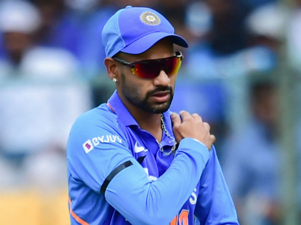 ধাওয়ানের চোট