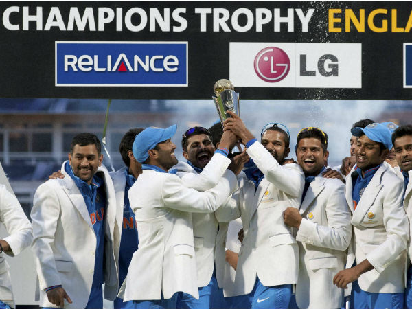 শেষবার চ্যাম্পিয়ন্স ট্রফি