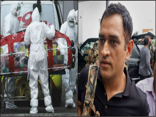 করোনা বনাম ধোনি