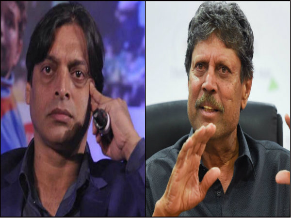 শোয়েবকে পাল্টা দিয়ে কপিল যা জানান