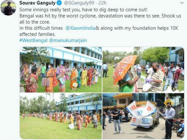 ১০ হাজার মানুষের পাশে সৌরভ