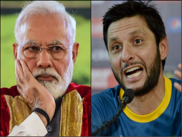 ভারতের প্রধানমন্ত্রী মোদীকেও নিশানা করেছেন আফ্রিদি