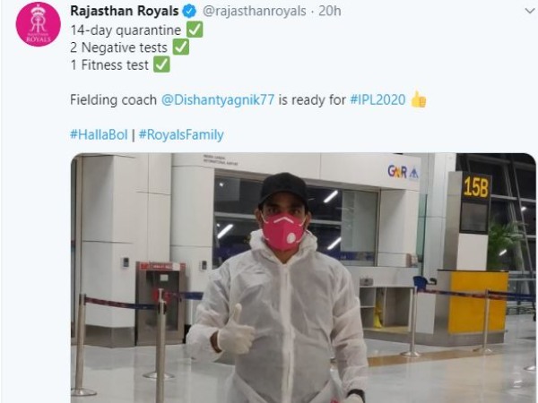 সুখবর! করোনাকে হারিয়ে আইপিএলে যোগ দিচ্ছেন এই কোচ
