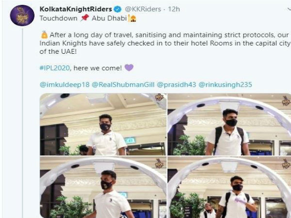 ভারত ছাড়ল কেকেআর, আইপিএল খেলতে মরুশহরে পৌঁছে গেল দীনেশ-কুলদীপরা